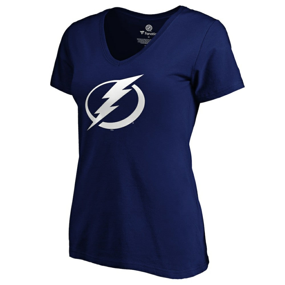 Nikita Kucherov Tampa Bay Lightning Women's Playmaker V-Neck T-Shirt - Royal T-shirts