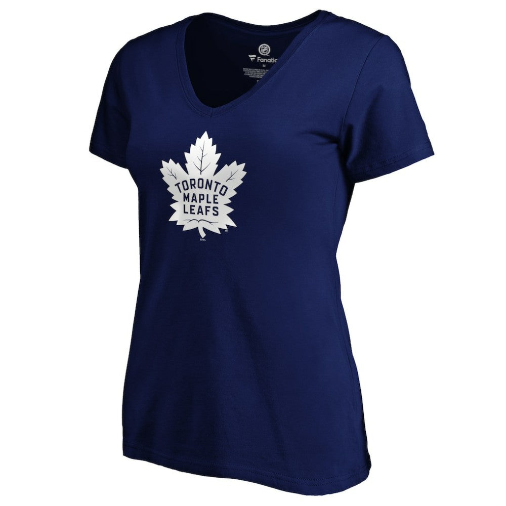 Auston Matthews Toronto Maple Leafs Women's Playmaker V-Neck T-Shirt - Royal T-shirts