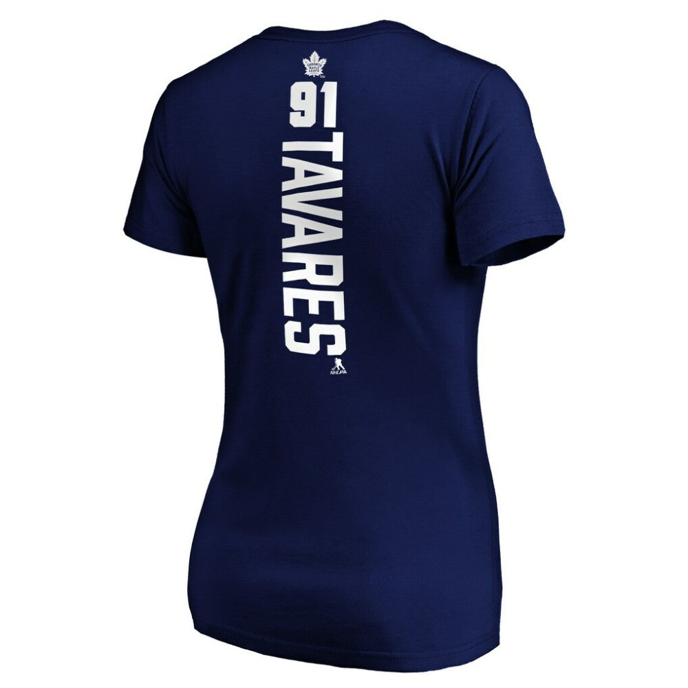 John Tavares Toronto Maple Leafs Women's Playmaker V-Neck T-Shirt - Royal T-shirts