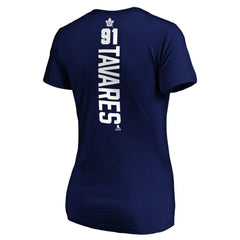 John Tavares Toronto Maple Leafs Women's Playmaker V-Neck T-Shirt - Royal T-shirts