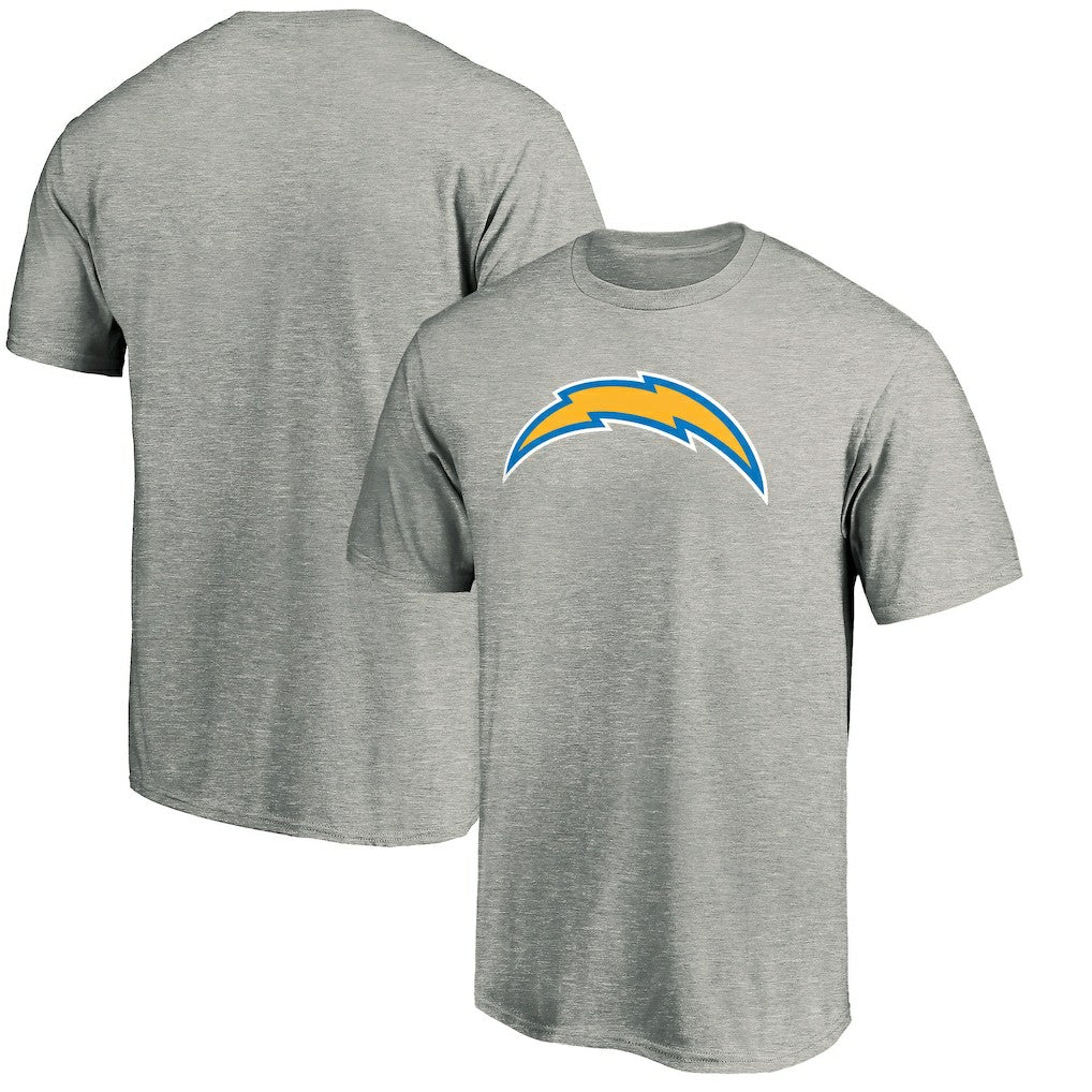 Los Angeles Chargers Primary Logo T-Shirt - Heather Gray cheap