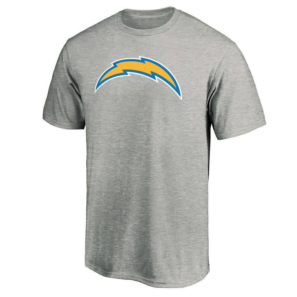 Los Angeles Chargers Primary Logo T-Shirt - Heather Gray cheap