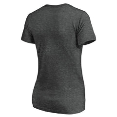Los Angeles Chargers Women's Victory Arch V-Neck T-Shirt - Heathered Gray cheap