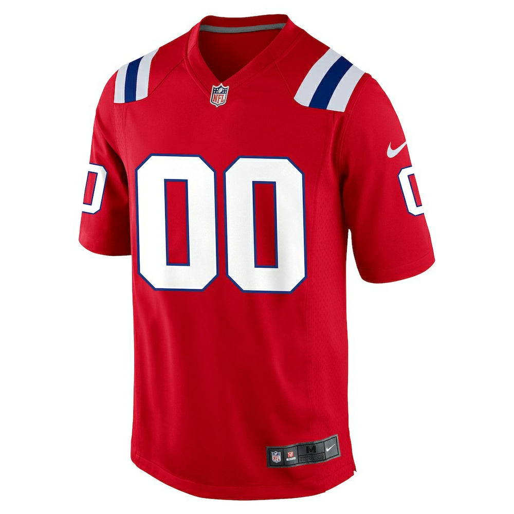 New England Patriots Alternate Custom Jersey - Red cheap