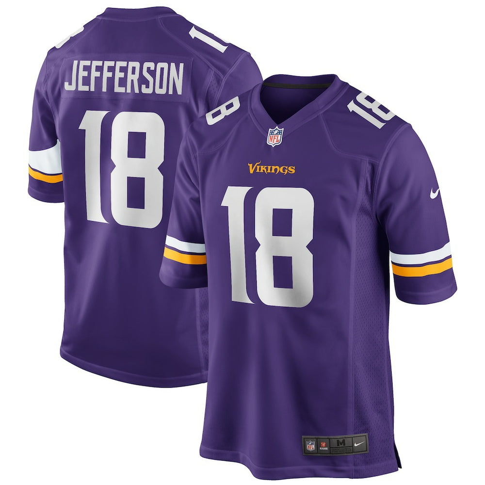 Justin Jefferson Minnesota Vikings Game Jersey - Purple outlet