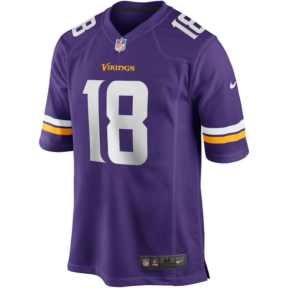 Justin Jefferson Minnesota Vikings Game Jersey - Purple outlet