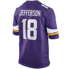 Justin Jefferson Minnesota Vikings Game Jersey - Purple outlet
