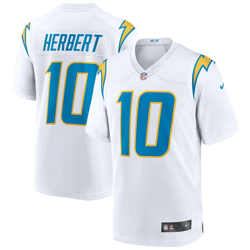 Justin Herbert Los Angeles Chargers Game Jersey - White on sale