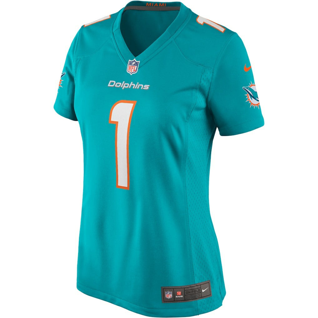 Tua Tagovailoa Miami Dolphins Women's Game Jersey - Aqua cheap