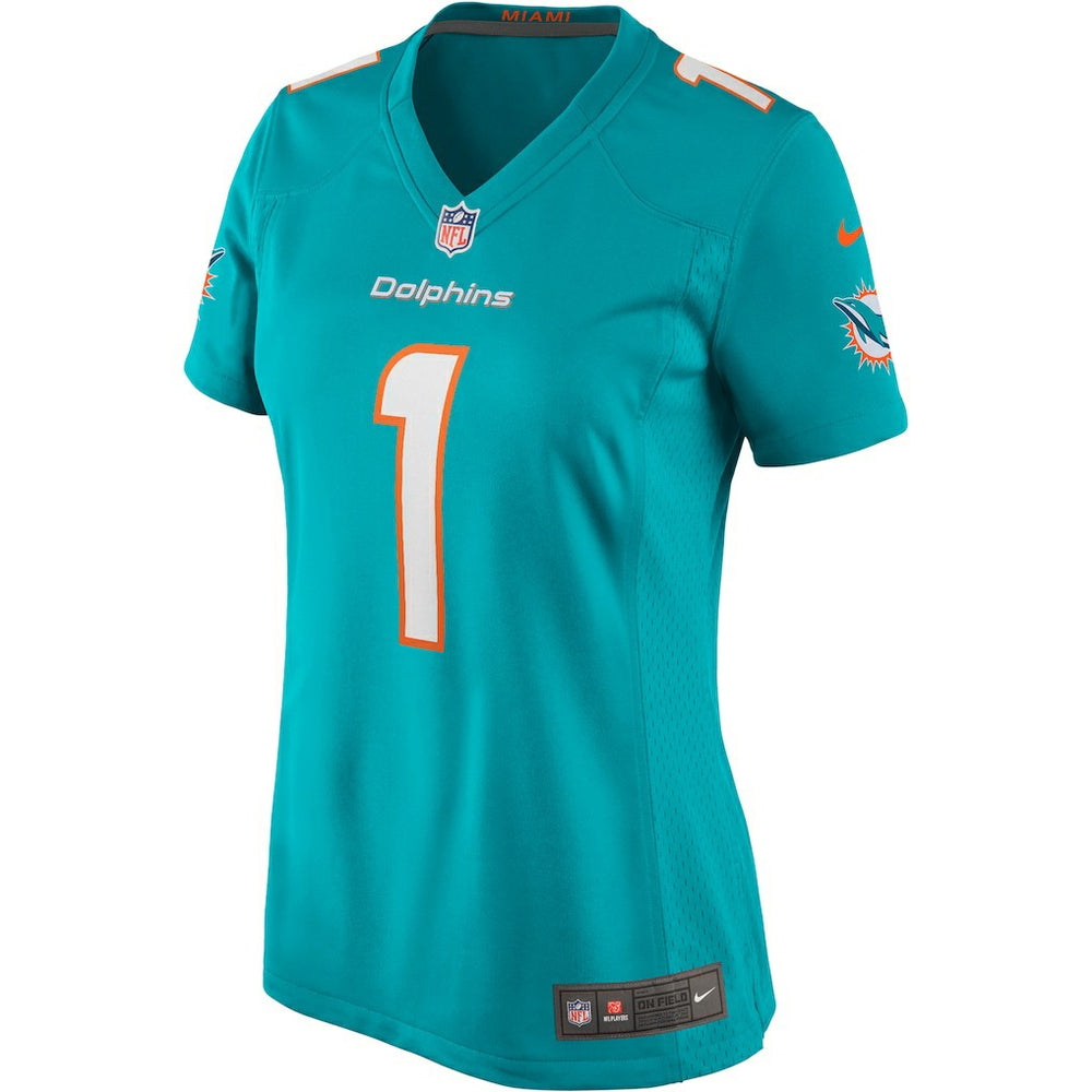 Tua Tagovailoa Miami Dolphins Women's Game Jersey - Aqua cheap