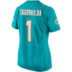 Tua Tagovailoa Miami Dolphins Women's Game Jersey - Aqua cheap