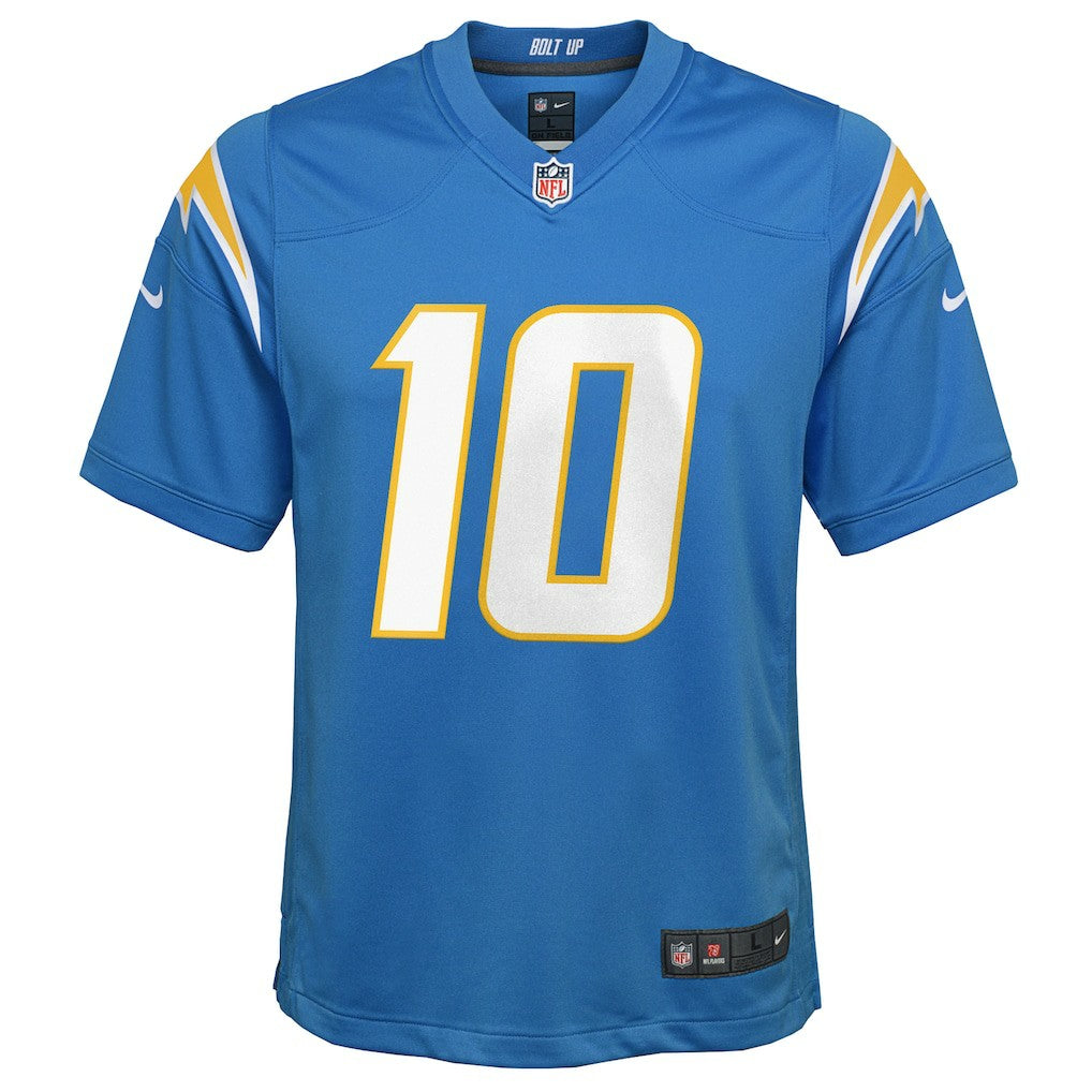 Justin Herbert Los Angeles Chargers Youth Game Jersey - Powder Blue for sale