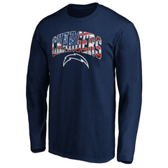Los Angeles Chargers Banner Wave Long Sleeve T-Shirt - Navy outlet