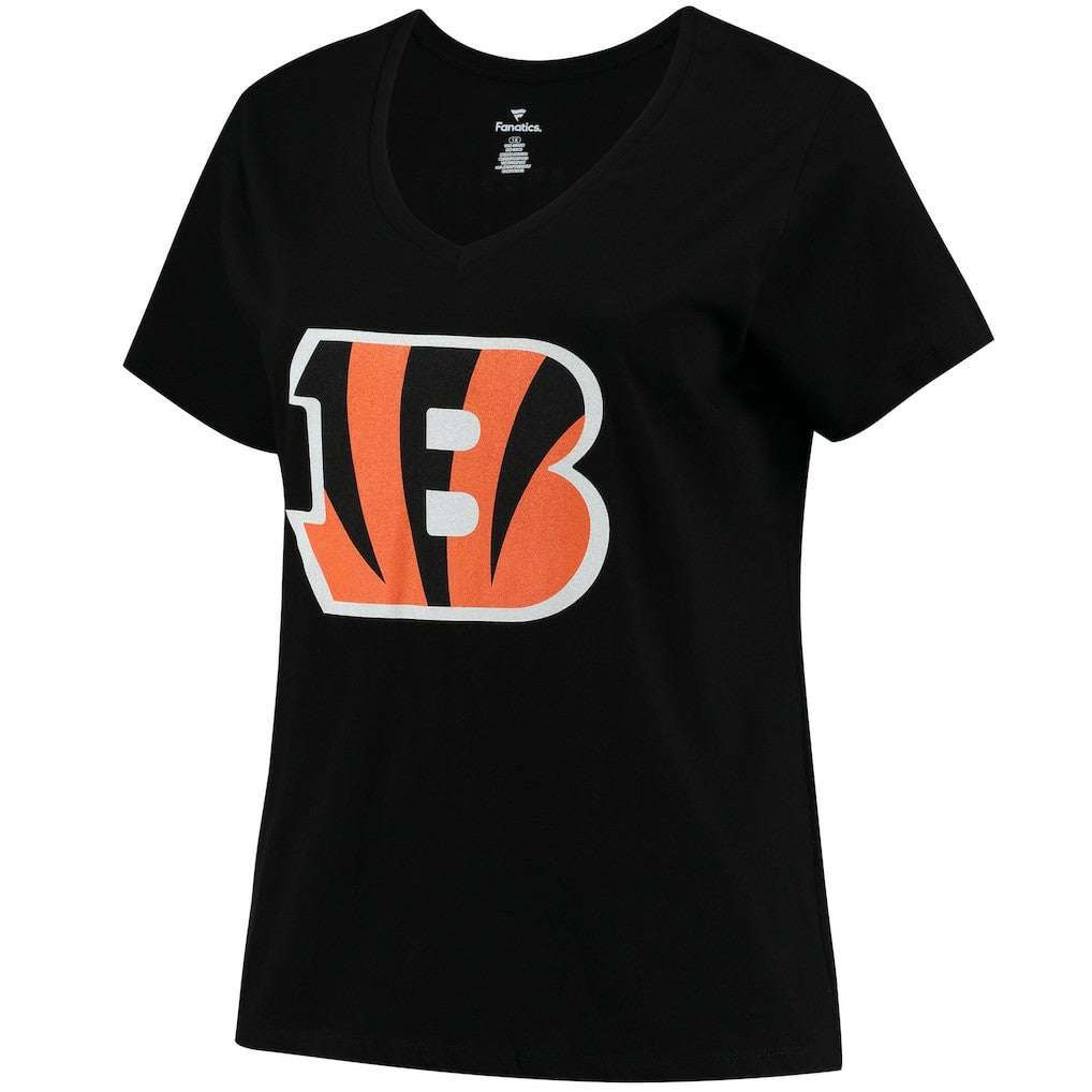 Joe Burrow Cincinnati Bengals Women's Plus Size Name & Number V-Neck T-Shirt - Black sale