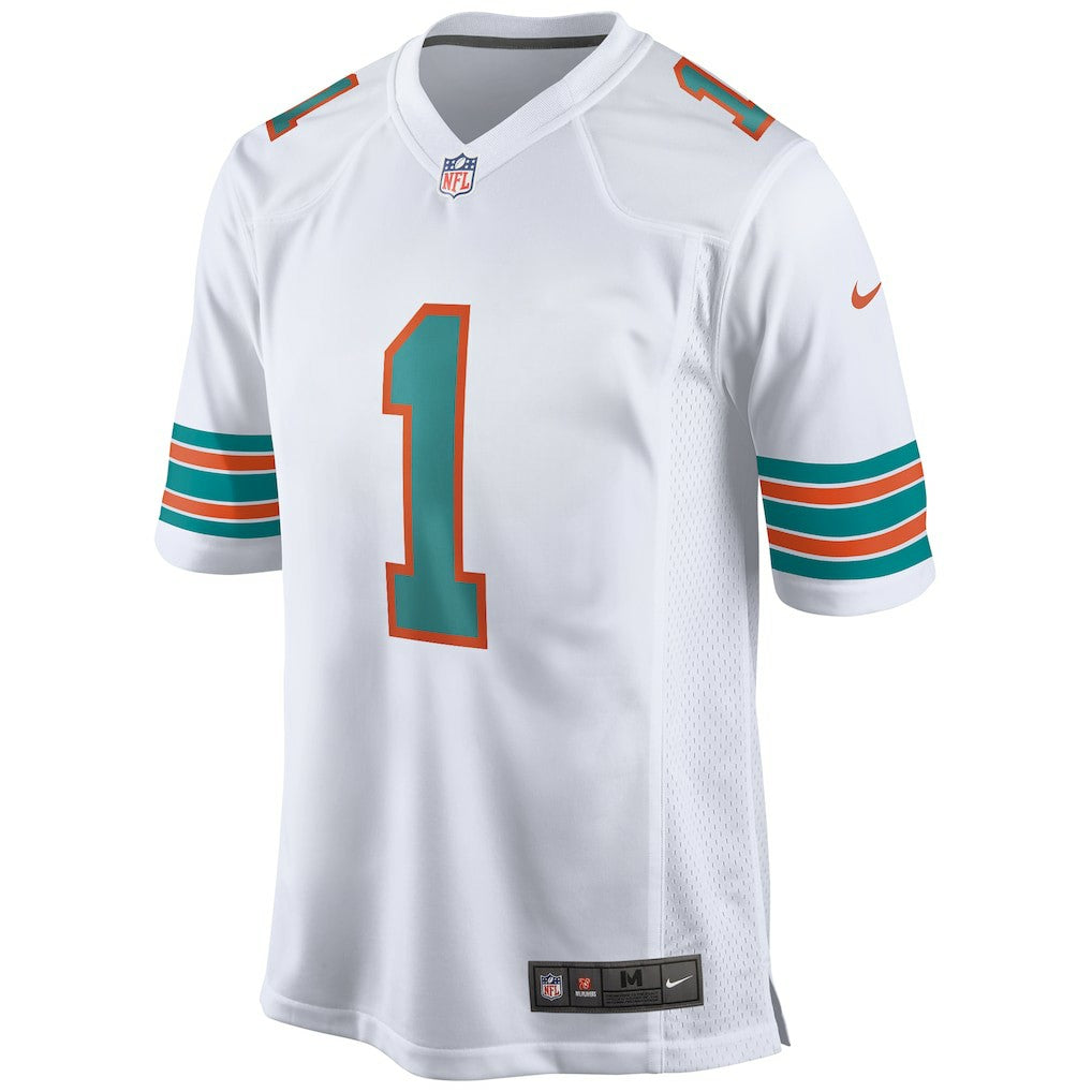 Tua Tagovailoa Miami Dolphins 2nd Alternate Game Jersey - White for sale