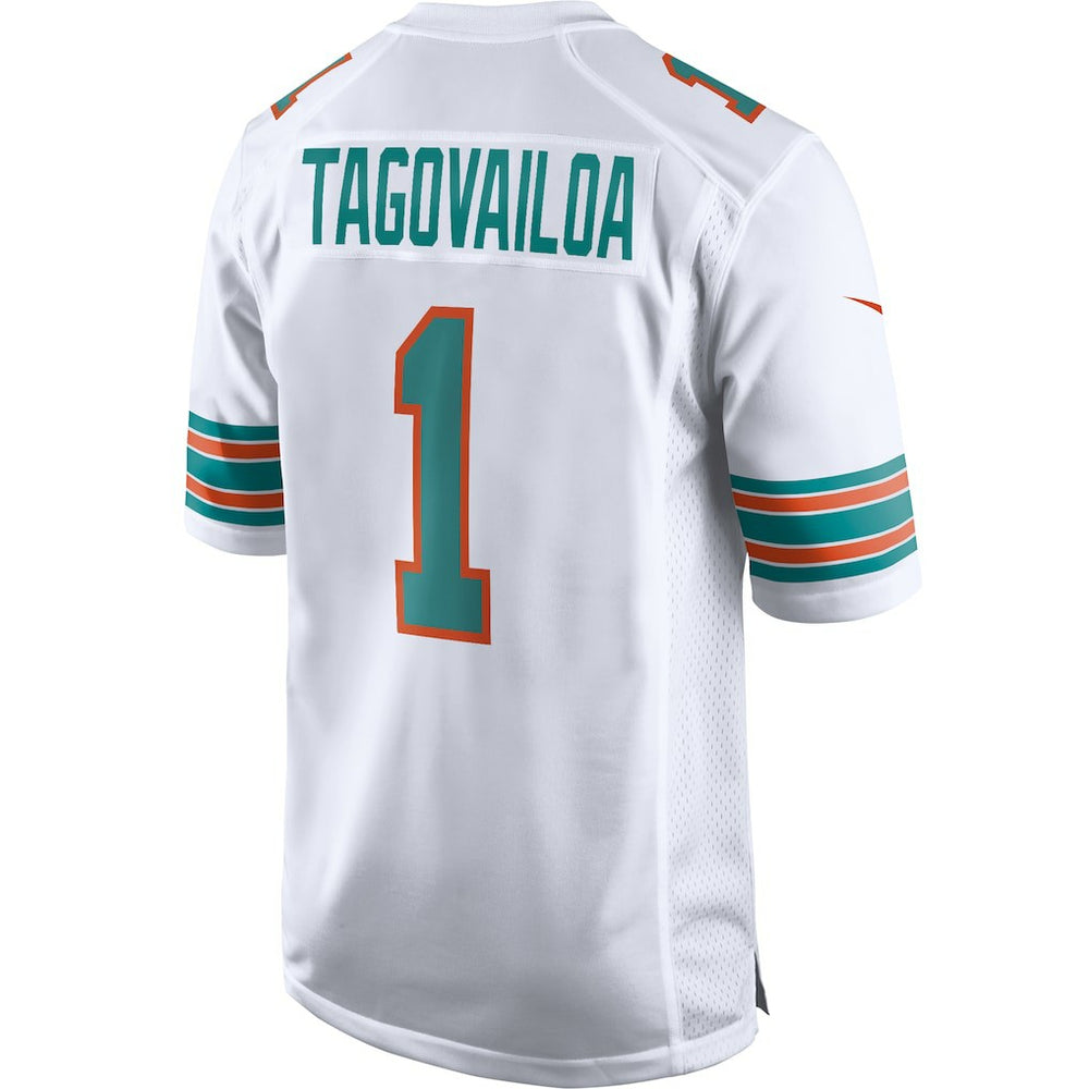 Tua Tagovailoa Miami Dolphins 2nd Alternate Game Jersey - White for sale