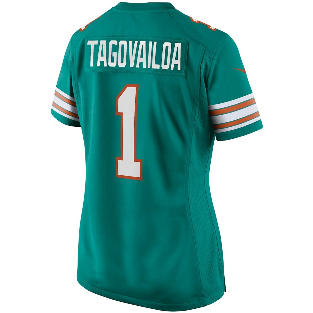Tua Tagovailoa Miami Dolphins Women's Alternate Game Jersey - Aqua for sale