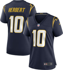 Justin Herbert Los Angeles Chargers Women's Alternate Game Jersey - Navy cheap
