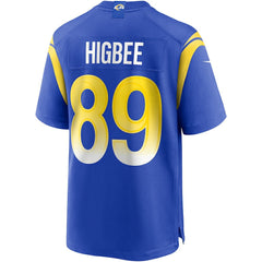 Tyler Higbee Los Angeles Rams Game Player Jersey - Royal outlet