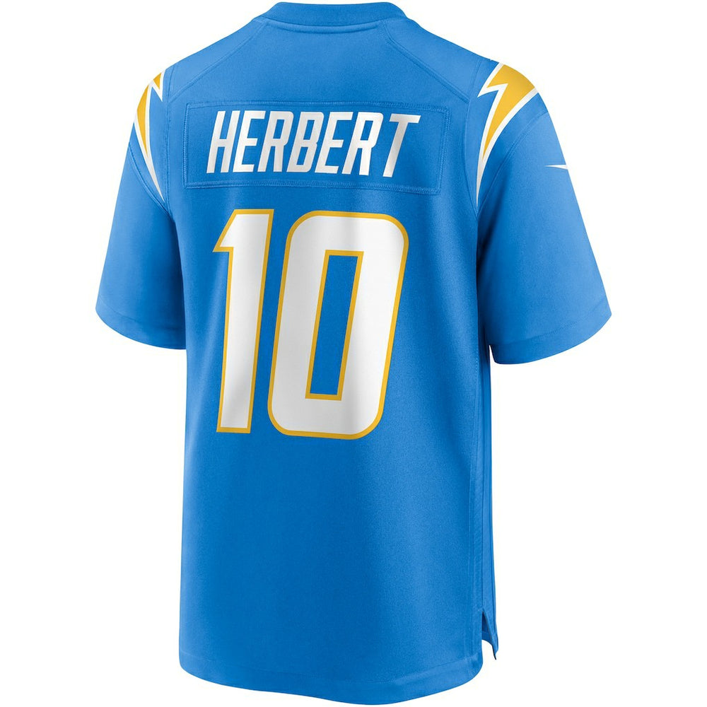 Justin Herbert Los Angeles Chargers Player Game Jersey - Powder Blue cheap