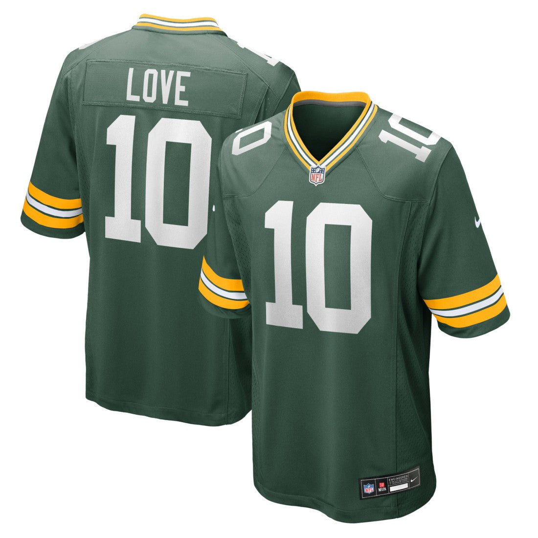 Jordan Love Green Bay Packers Player Game Jersey - Green cheap
