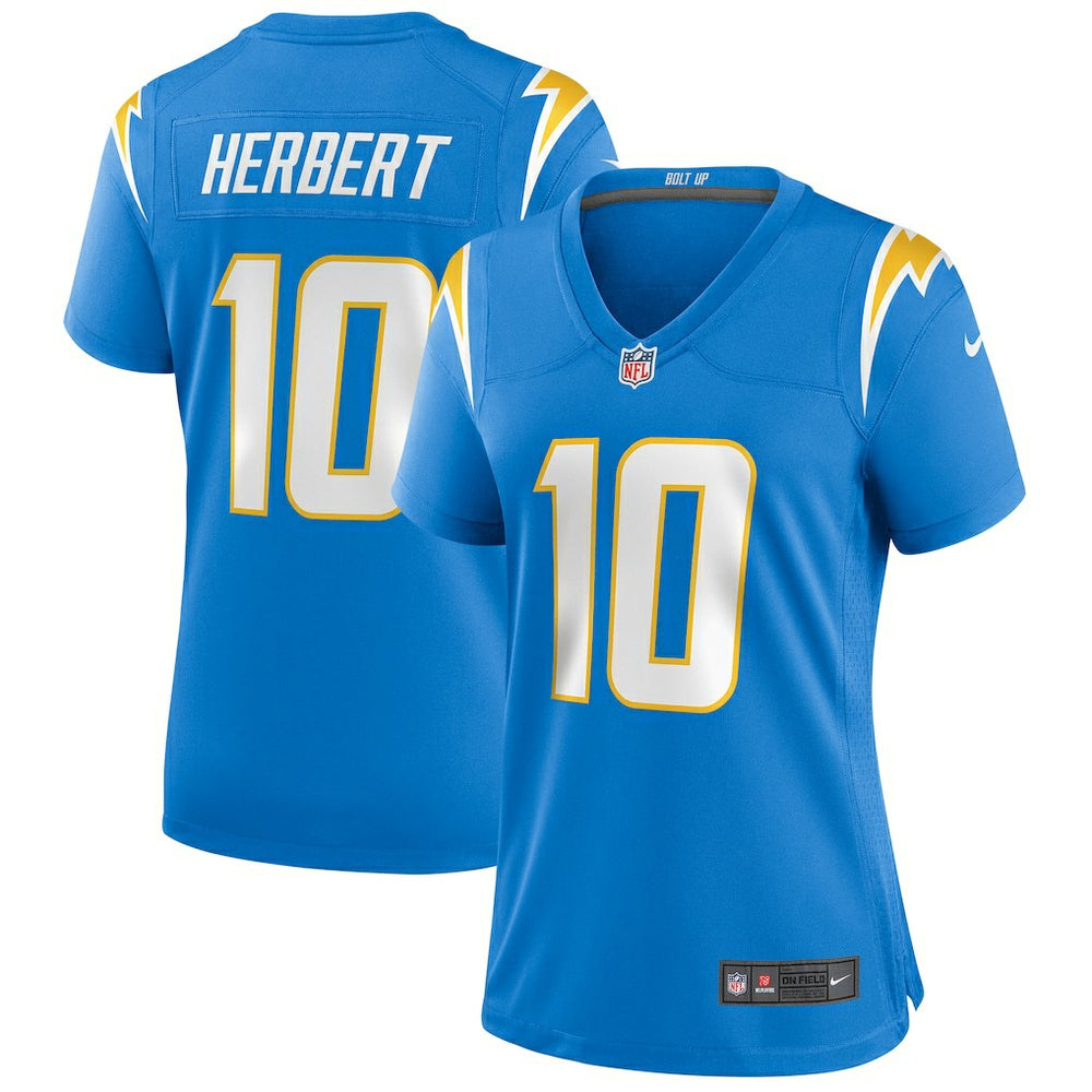 Justin Herbert Los Angeles Chargers Women's Player Game Jersey - Powder Blue cheap