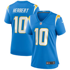 Justin Herbert Los Angeles Chargers Women's Player Game Jersey - Powder Blue cheap