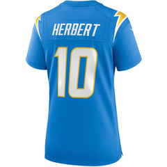 Justin Herbert Los Angeles Chargers Women's Player Game Jersey - Powder Blue cheap