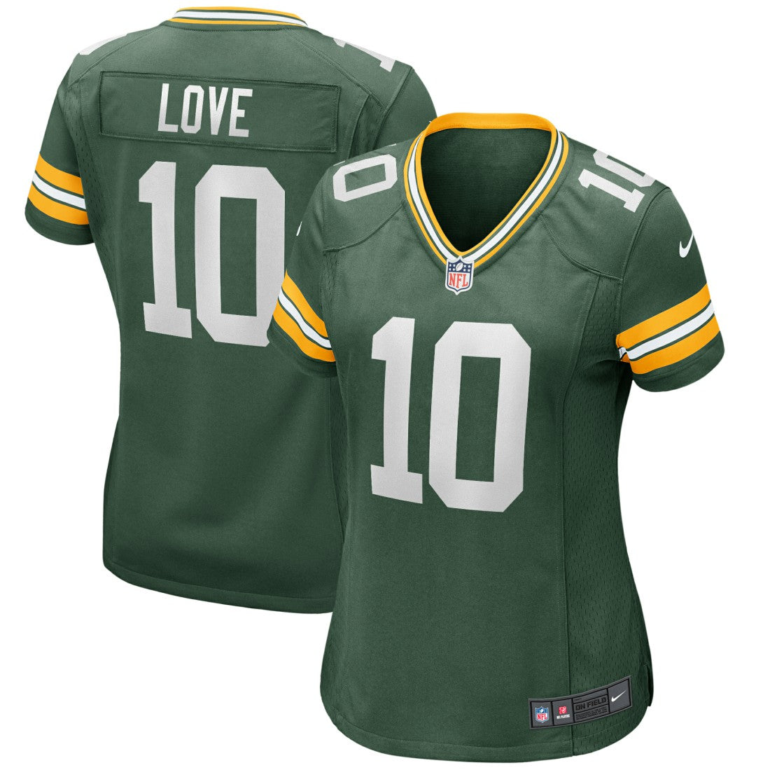 Jordan Love Green Bay Packers Women's Game Jersey - Green discount