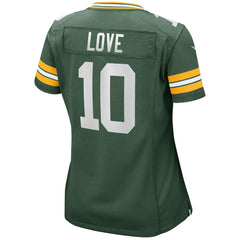 Jordan Love Green Bay Packers Women's Game Jersey - Green discount