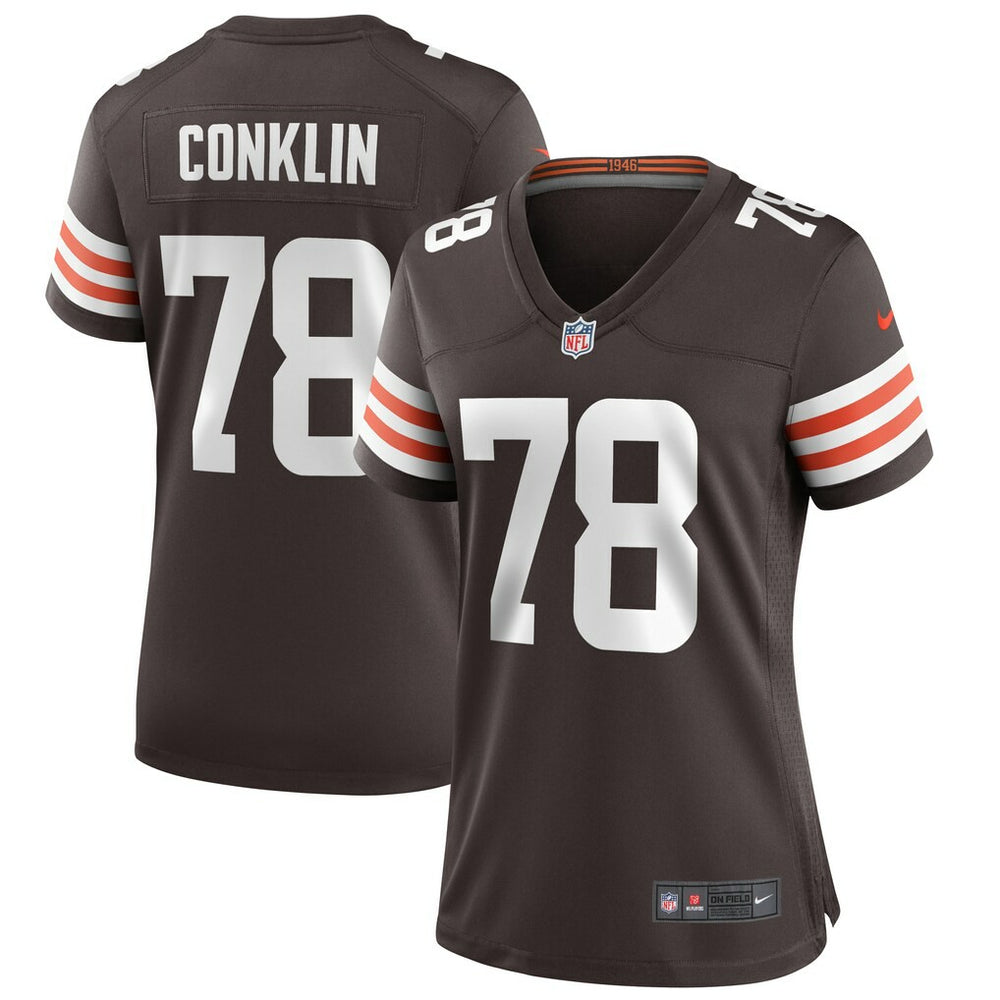 Jack Conklin Cleveland Browns Women's Player Game Jersey - Brown for sale