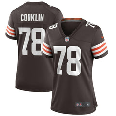Jack Conklin Cleveland Browns Women's Player Game Jersey - Brown for sale