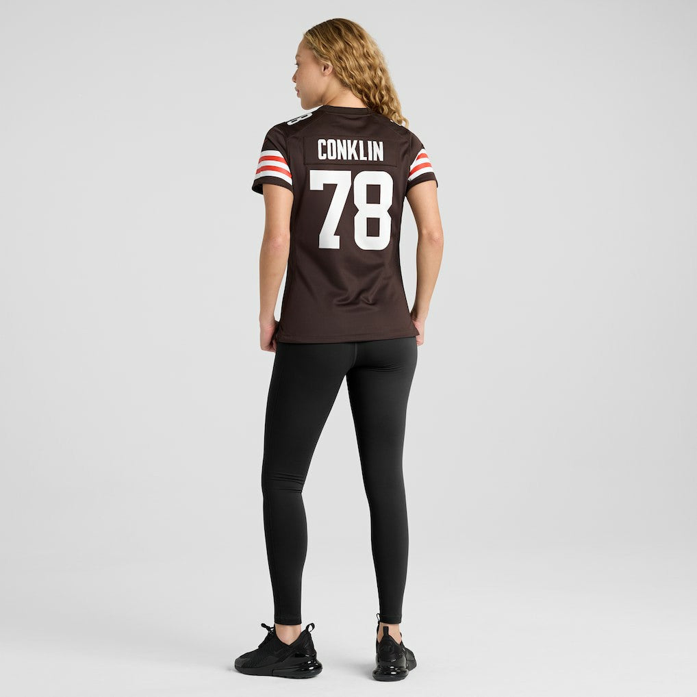 Jack Conklin Cleveland Browns Women's Player Game Jersey - Brown for sale