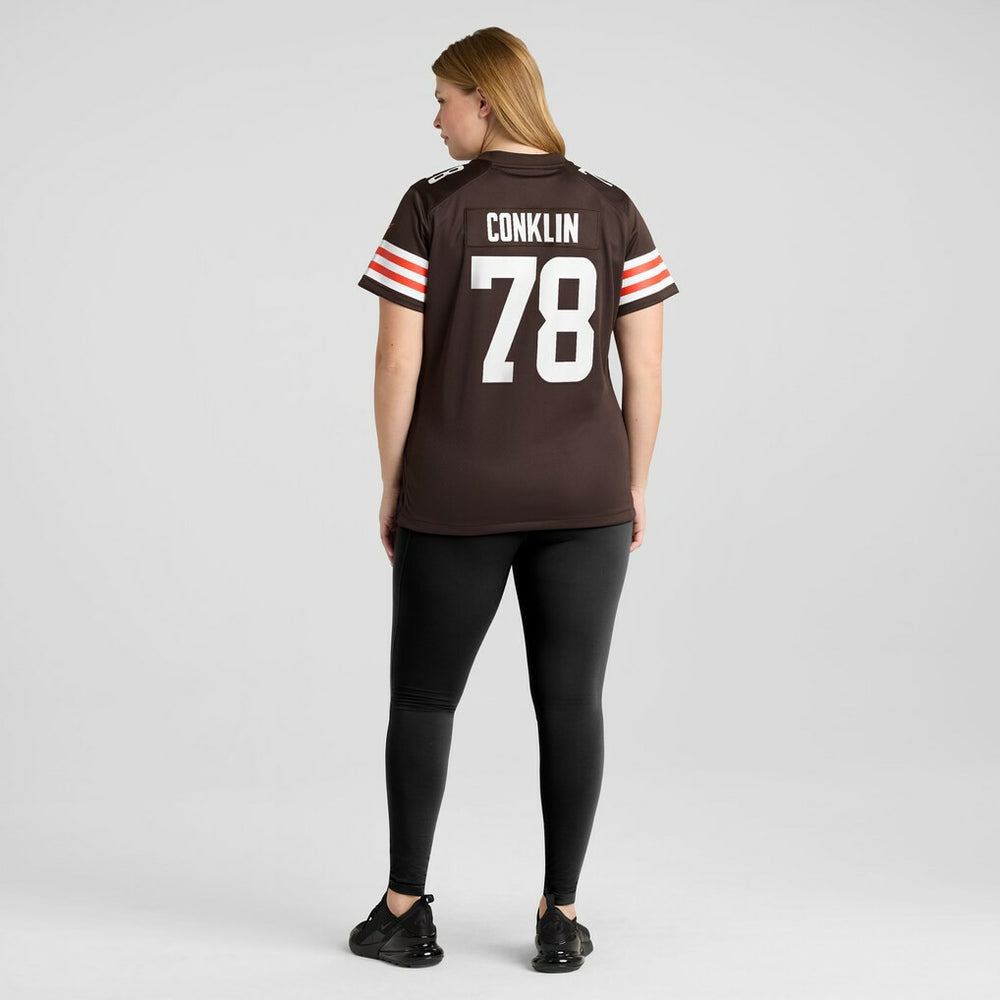 Jack Conklin Cleveland Browns Women's Player Game Jersey - Brown for sale