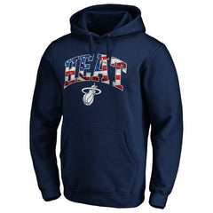 Miami Heat Banner Wave Pullover Hoodie - Navy on sale