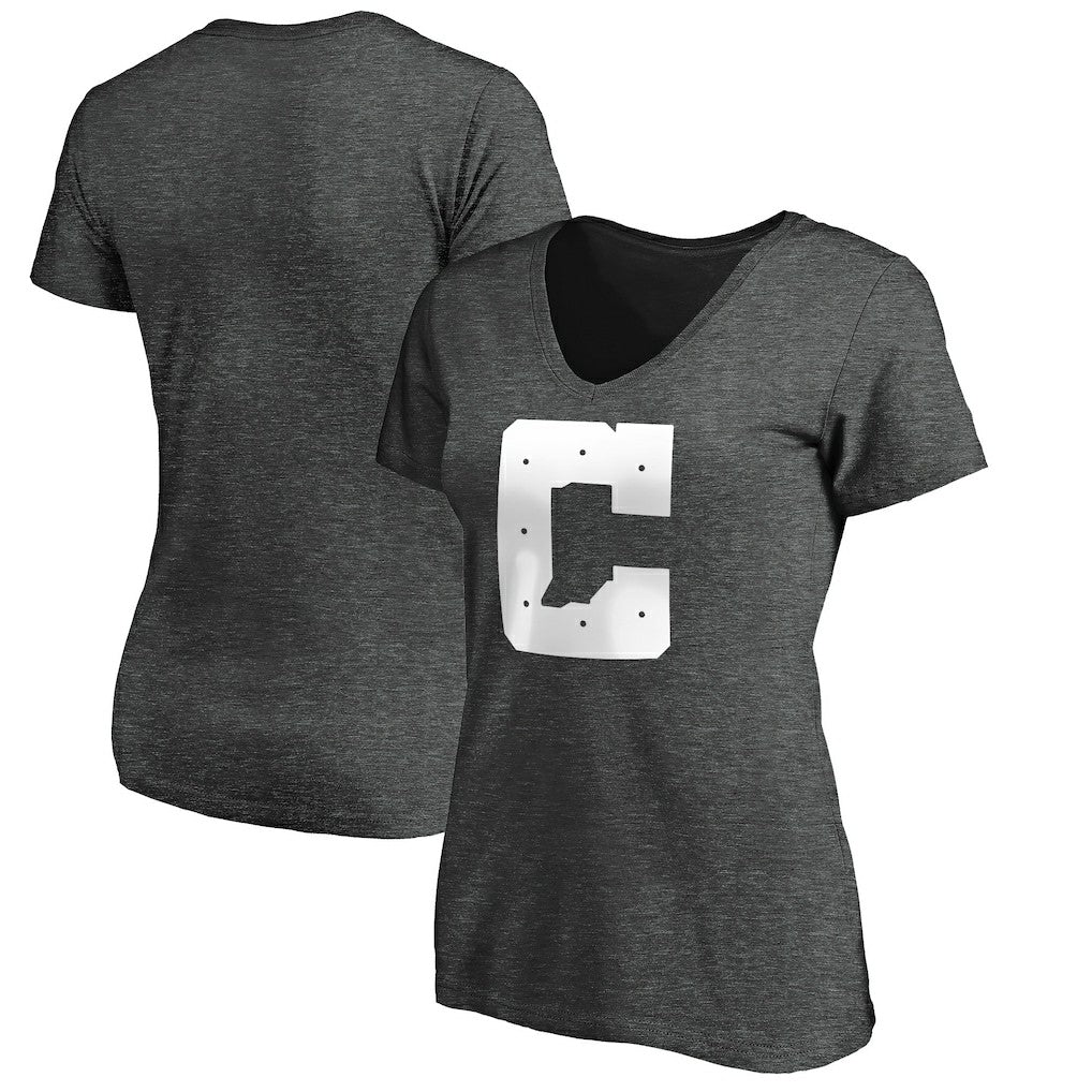 Indianapolis Colts Women's Secondary Logo V-Neck T-Shirt - Heather Gray outlet