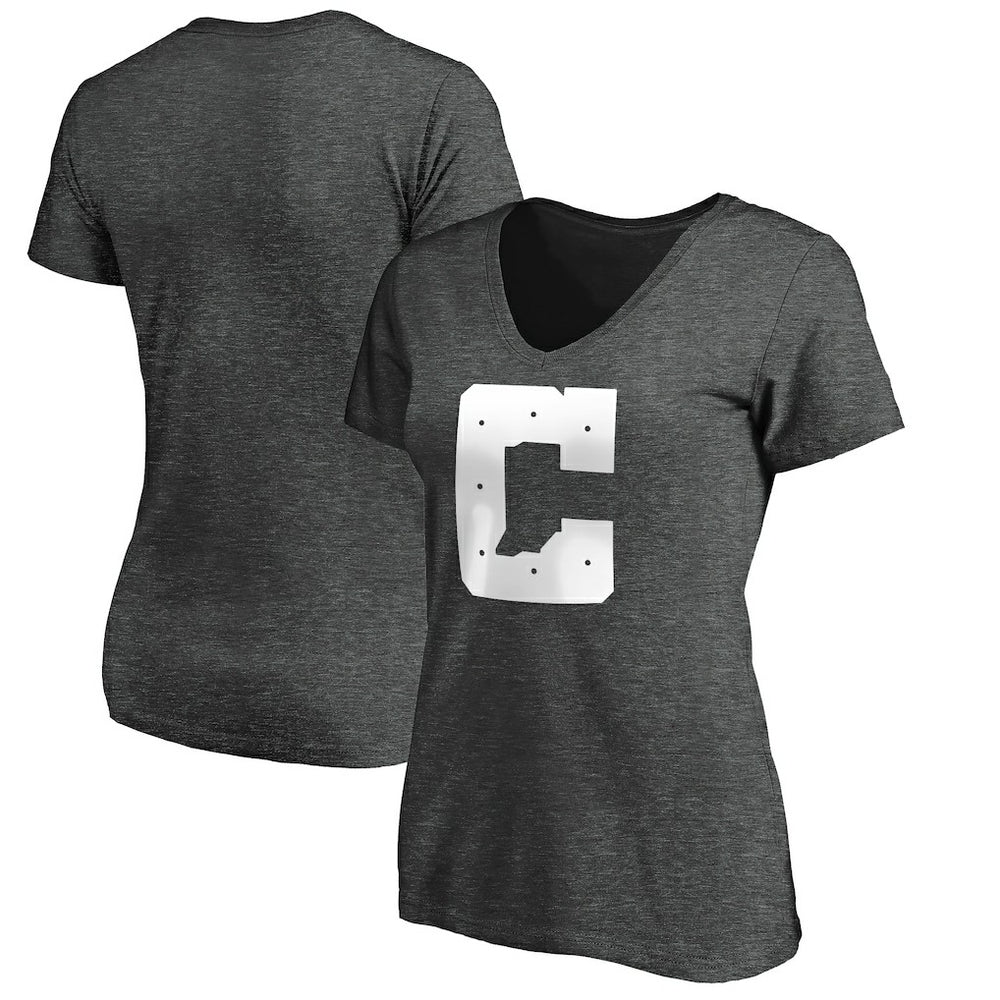 Indianapolis Colts Women's Secondary Logo V-Neck T-Shirt - Heather Gray outlet
