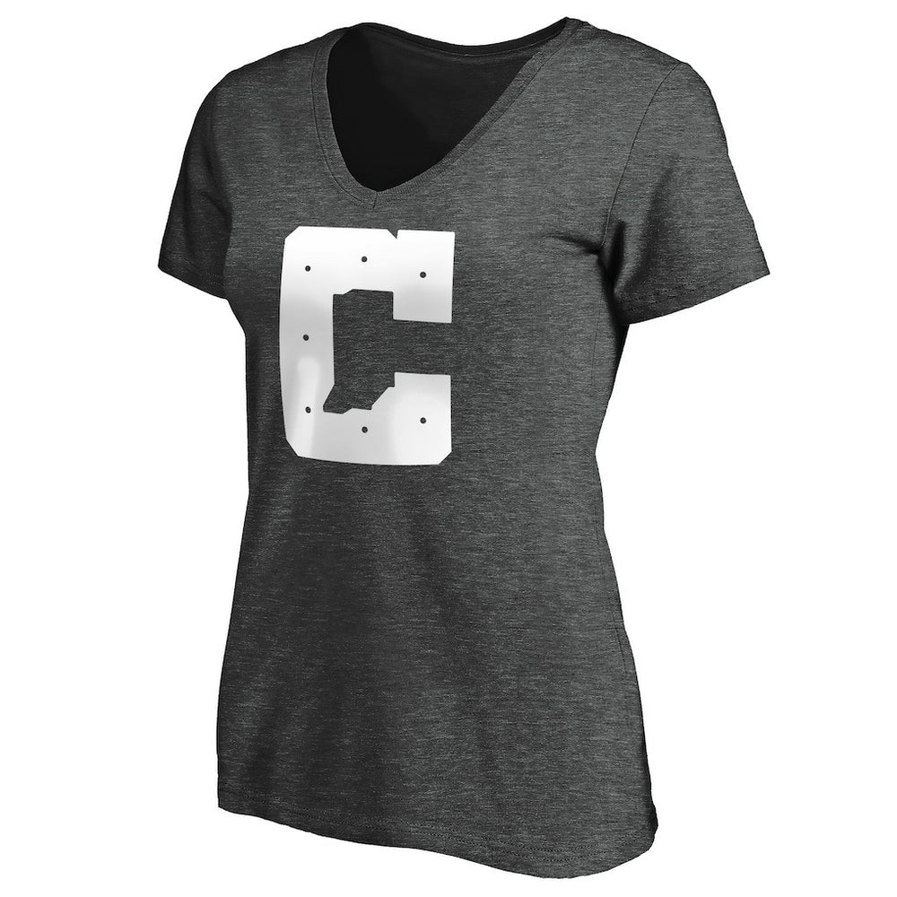 Indianapolis Colts Women's Secondary Logo V-Neck T-Shirt - Heather Gray outlet