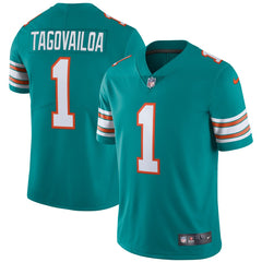 Tua Tagovailoa Miami Dolphins Alternate Vapor Limited Jersey - Aqua sale
