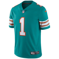 Tua Tagovailoa Miami Dolphins Alternate Vapor Limited Jersey - Aqua sale
