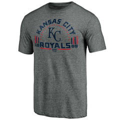Kansas City Royals Team Freedom Tri-Blend T-Shirt Gray