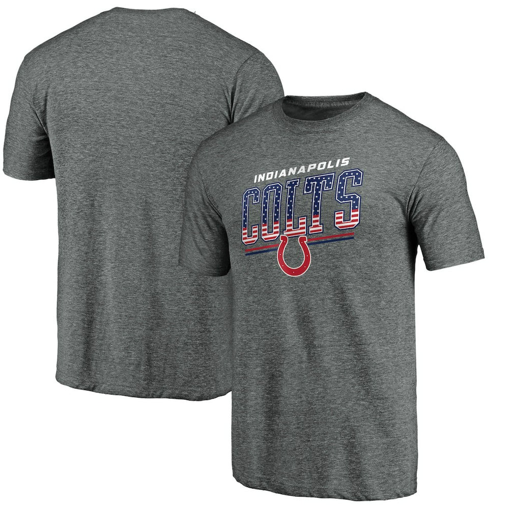 Indianapolis Colts Team Freedom Tri-Blend T-Shirt - Gray on sale