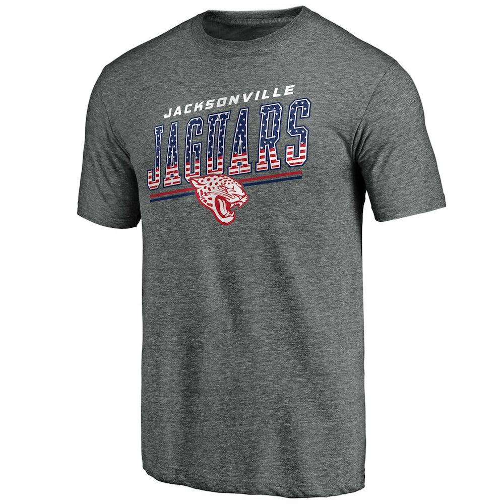 Jacksonville Jaguars Team Freedom Tri-Blend T-Shirt - Gray sale