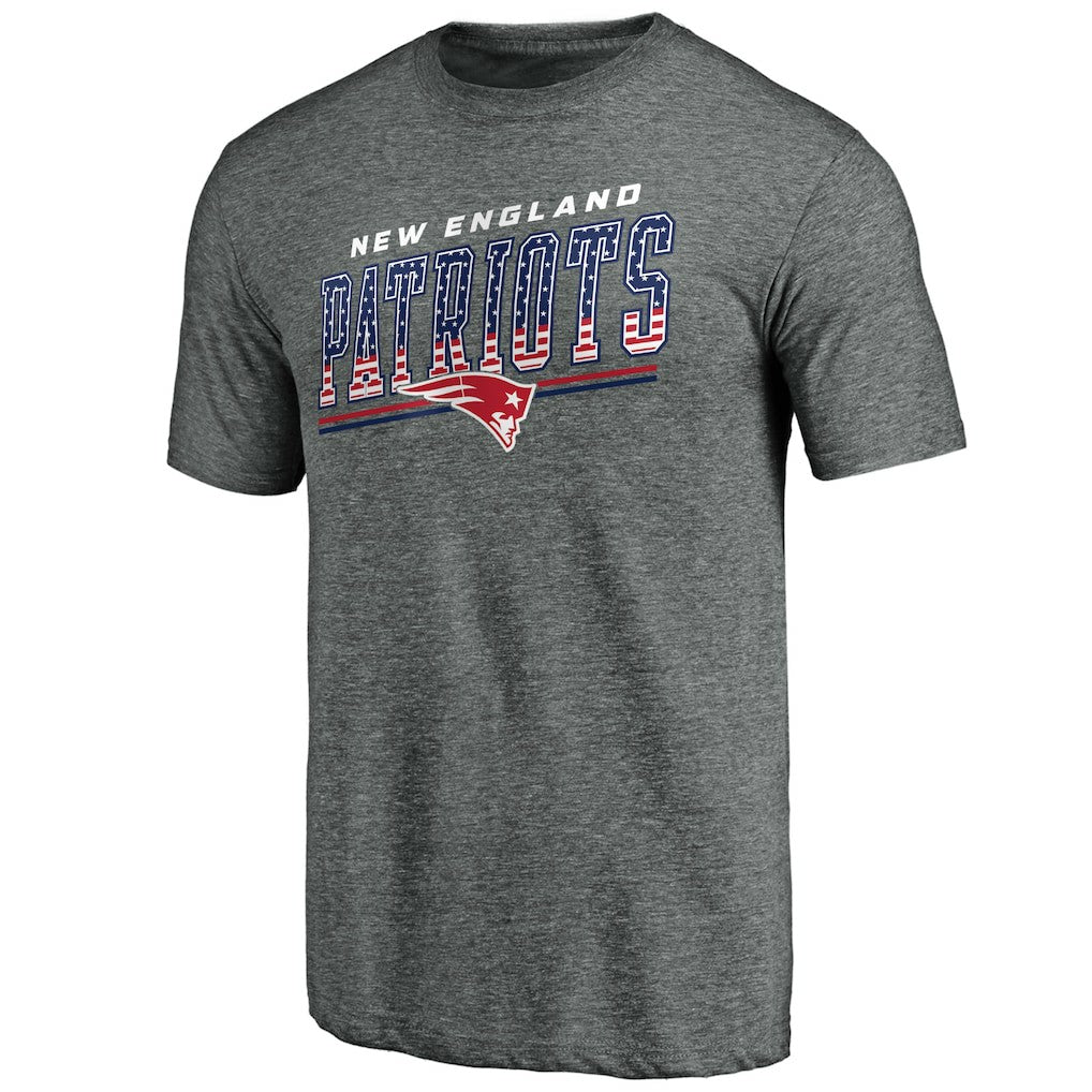 New England Patriots Team Freedom Tri-Blend T-Shirt - Gray sale