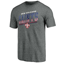 New Orleans Saints Team Freedom Tri-Blend T-Shirt - Gray discount