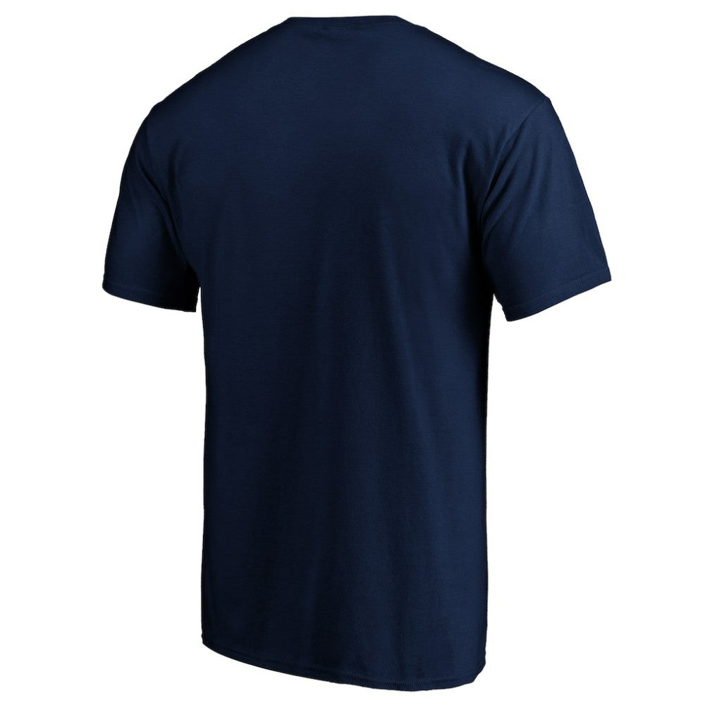 Dallas Stars Banner Wave Logo T-Shirt - Navy T-shirts