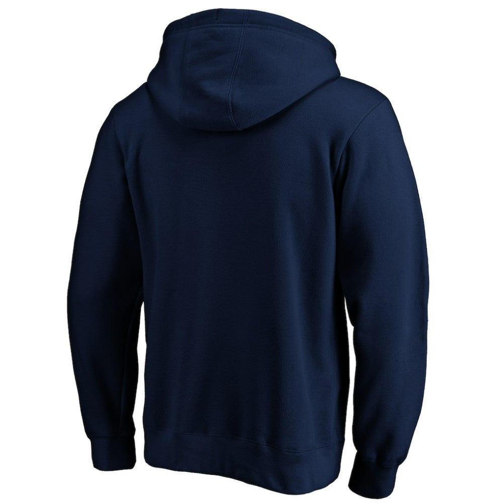 Los Angeles Kings Banner Wave Logo Pullover Hoodie - Navy Hoodies