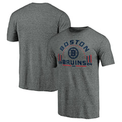 Boston Bruins Team Freedom Tri-Blend T-Shirt - Heathered Gray T-shirts