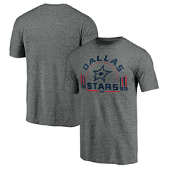 Dallas Stars Team Freedom Tri-Blend T-Shirt - Heathered Gray T-shirts