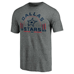 Dallas Stars Team Freedom Tri-Blend T-Shirt - Heathered Gray T-shirts